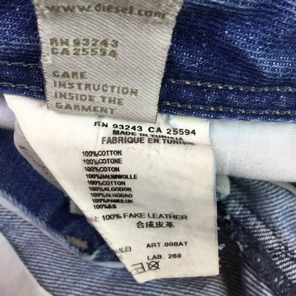 Diesel Industry Zatiny Regular Bootcut Jeans 30”x30” - Picture 13 of 16